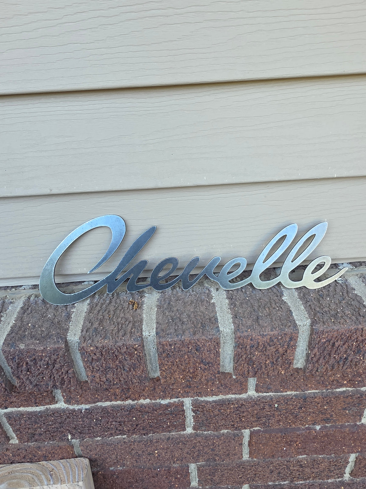 Chevelle Script sign