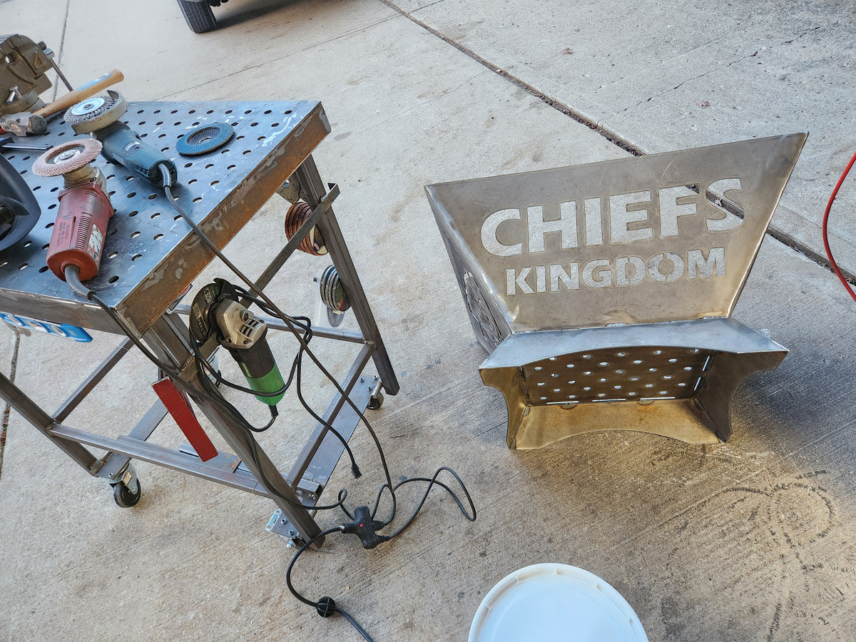 24" Chiefs Kingdom Firepit