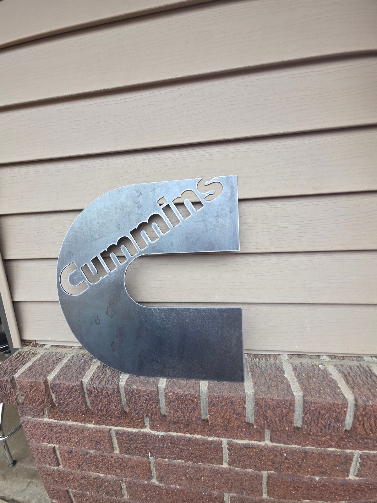 Cummins "C" Sign Decor Mancave
