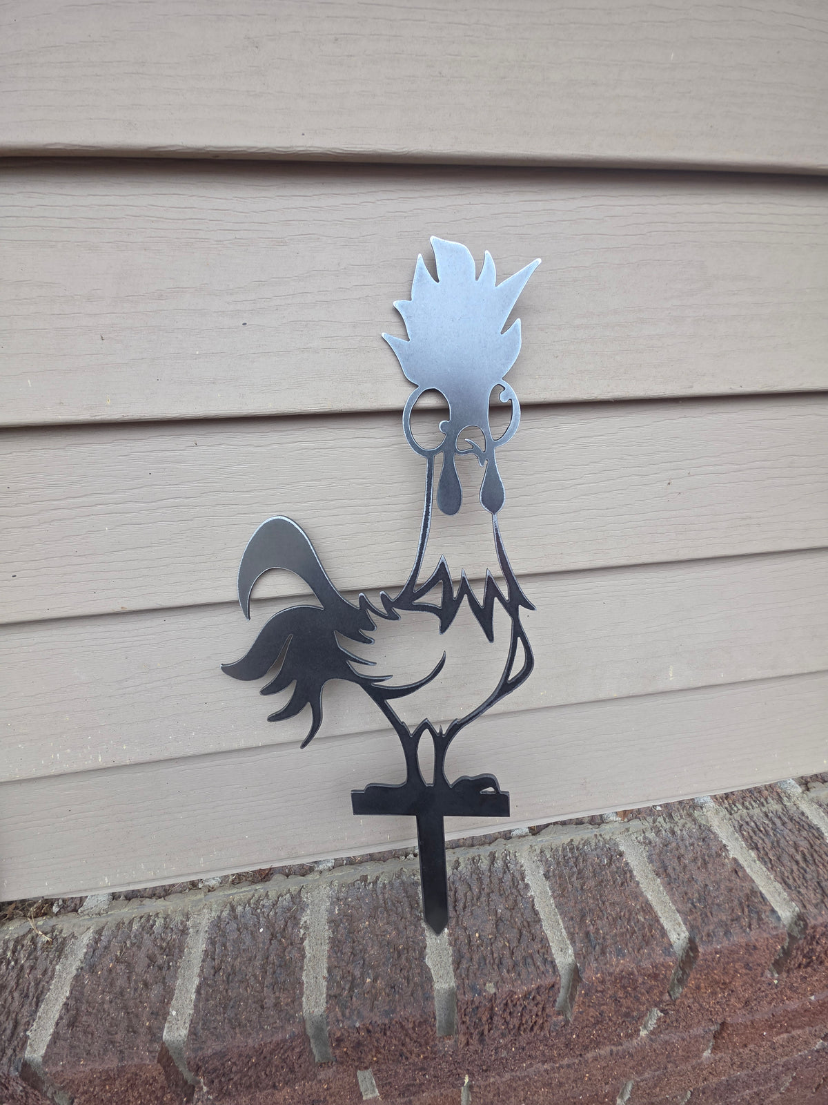 Hey Hey "hei hei" Chicken yard Decor Sign