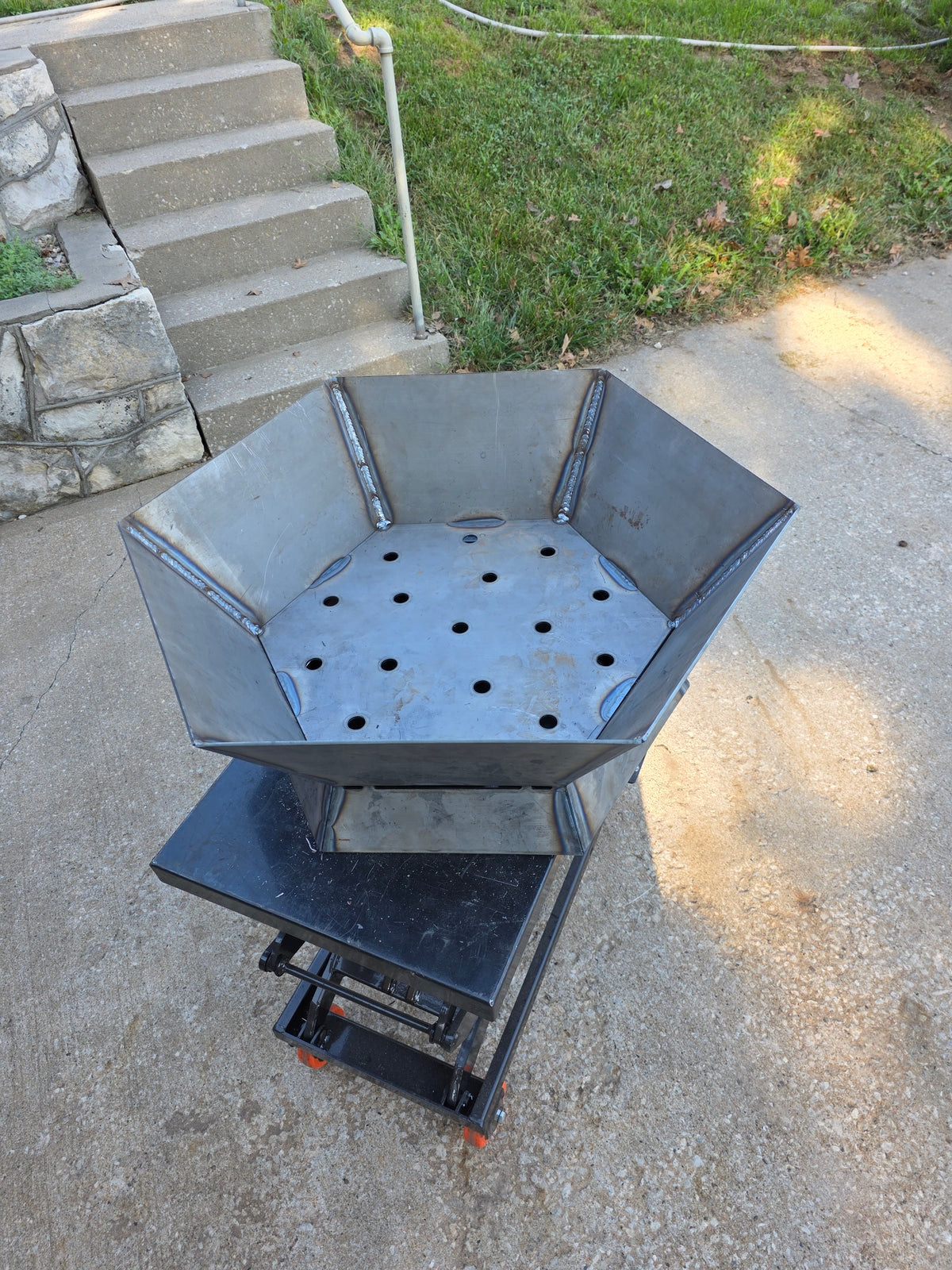 Hexagon firepit
