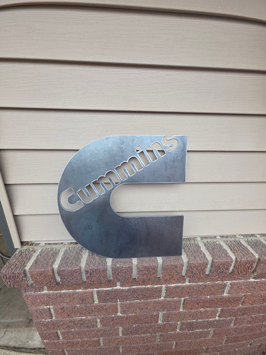 Cummins "C" Sign Decor Mancave