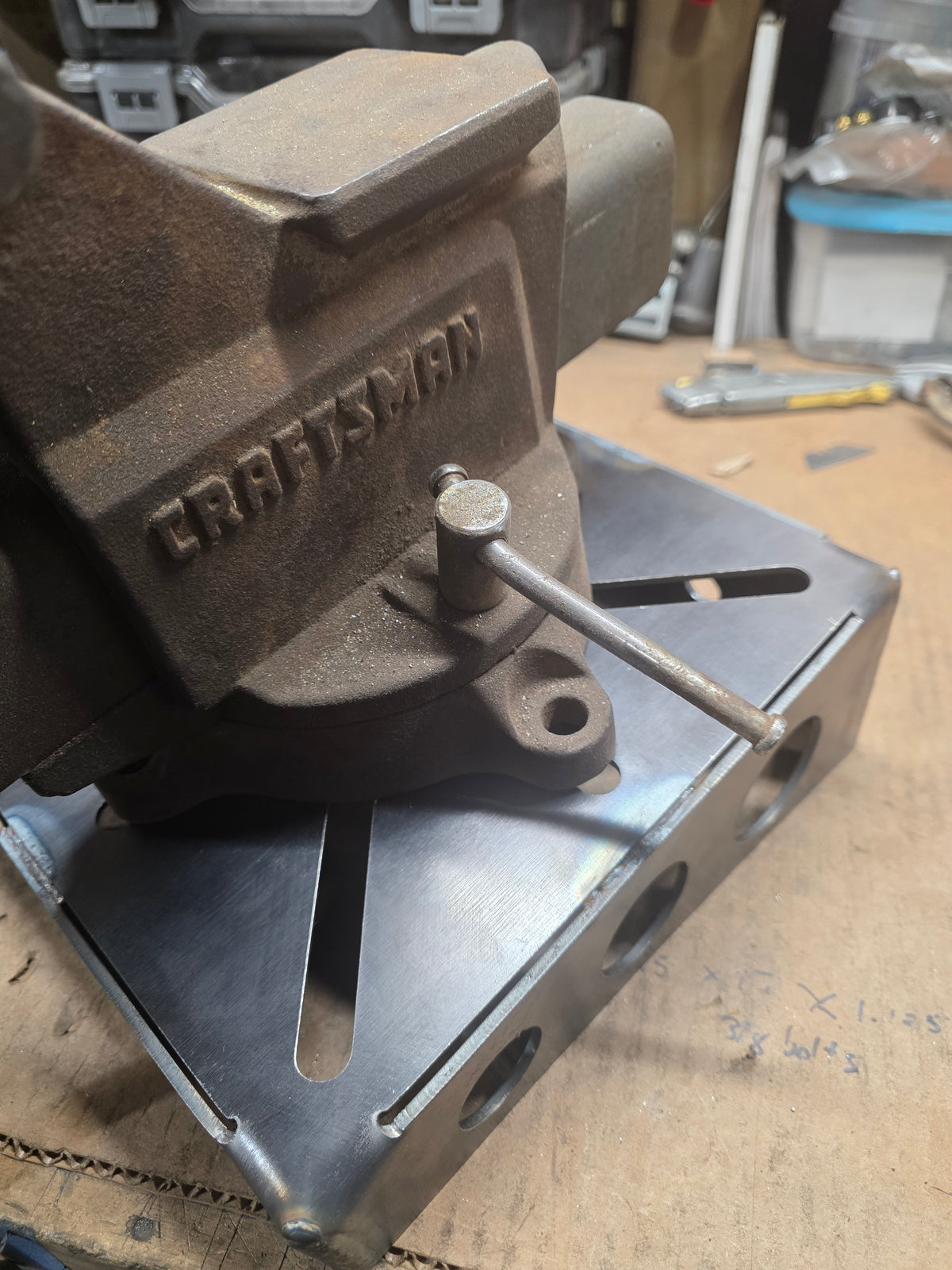 Vise Bench Grinder Workshop Mount